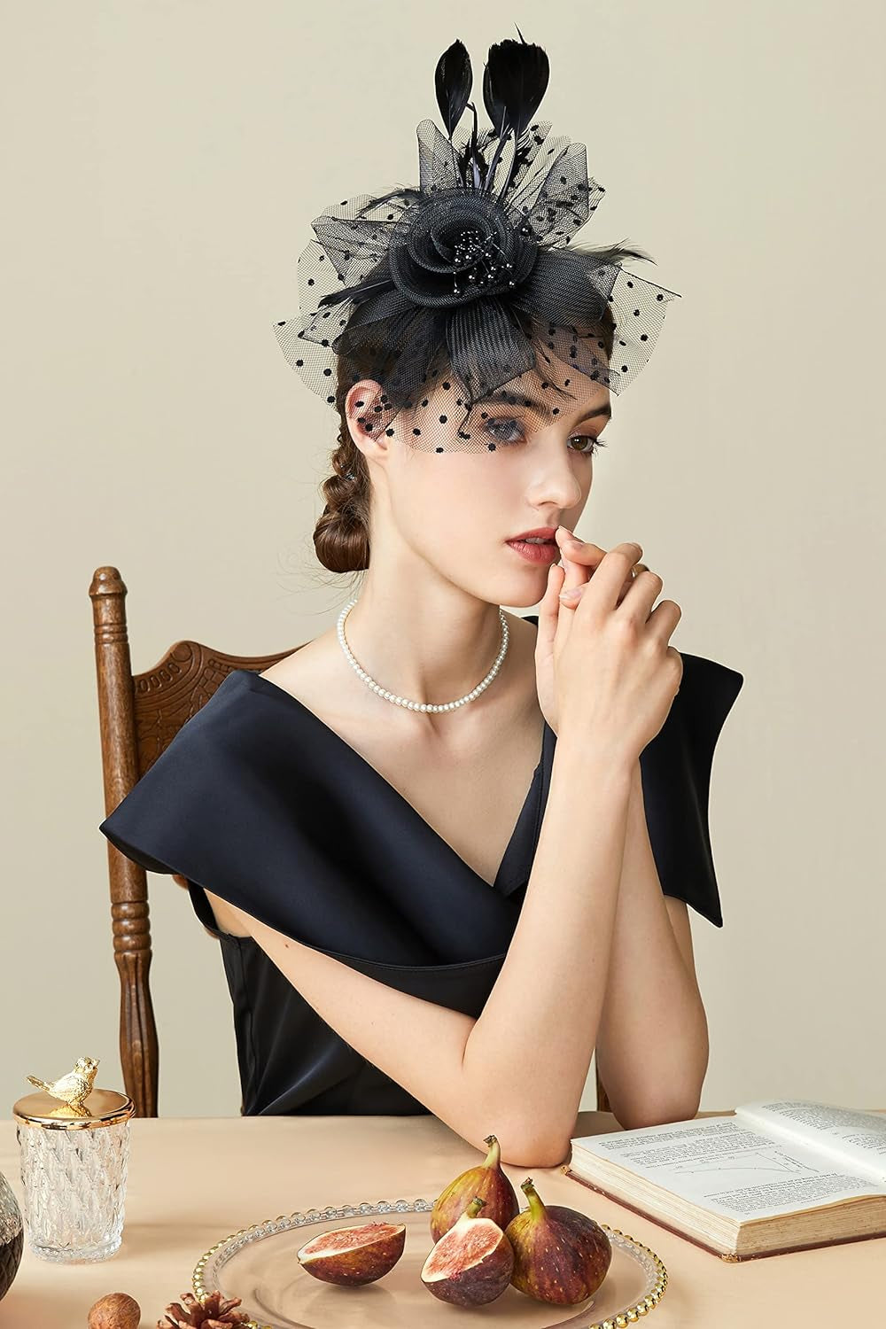 Fascinator Hats for Women Tea Party Hat Kentucky Fascinators Headband Derby Hats Wedding Carnival