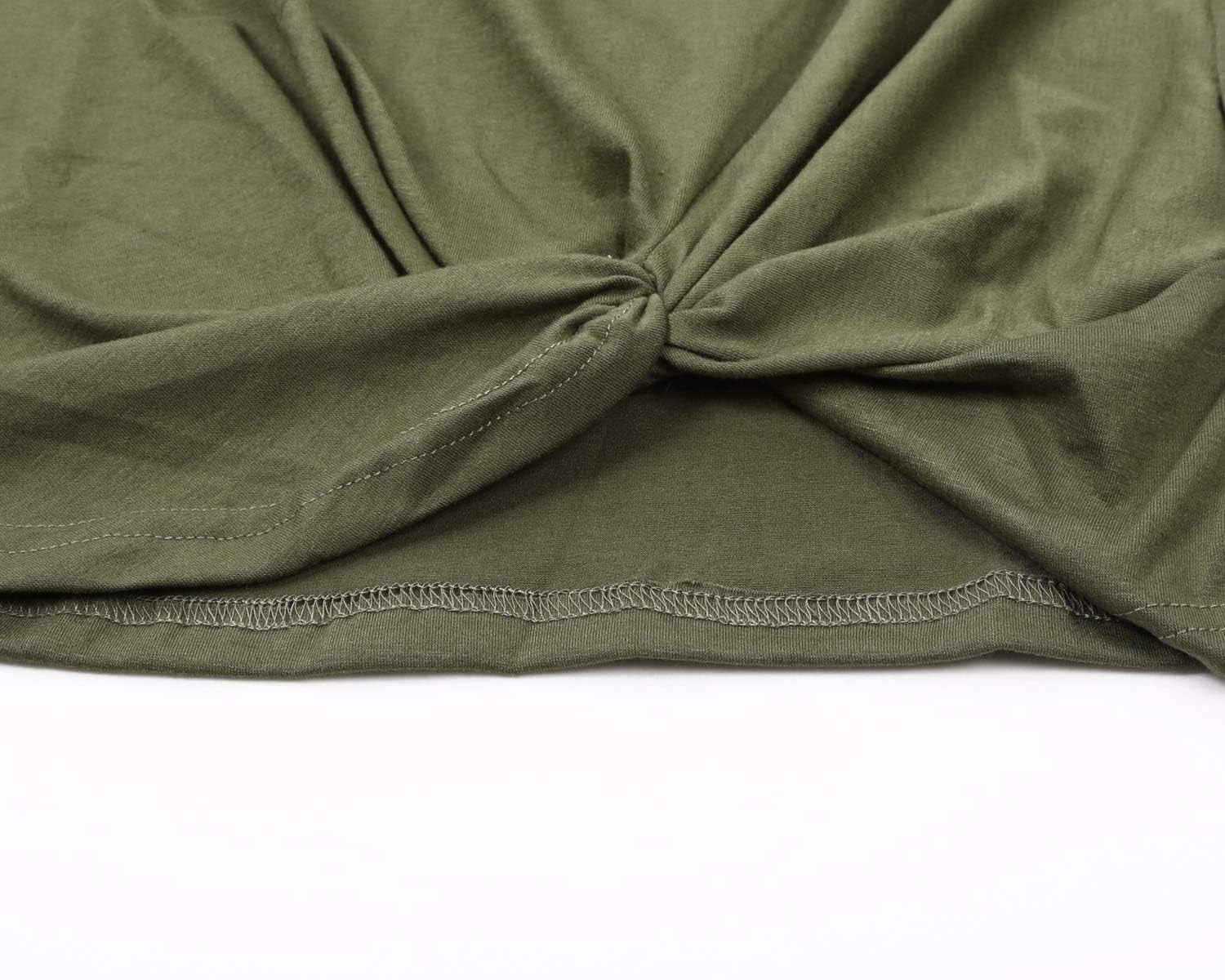 Girls Casual Tunic Tops Knot Front Long Sleeve Loose Soft Blouse T-Shirt Size 4-13