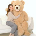 Big Plush Giant Teddy Bear Premium Soft Stuffed Animals Light Brown,51 Inches